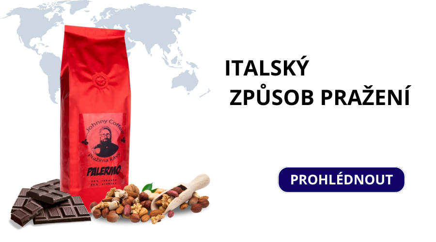 Italský  pražená káva